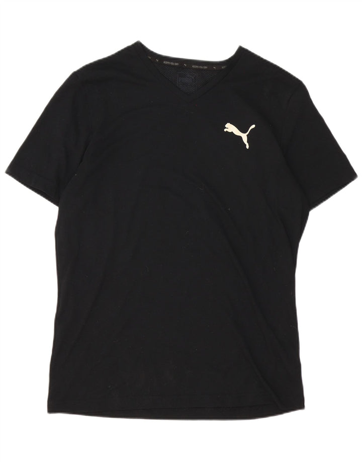 T-shirt Puma da uomo media media nera