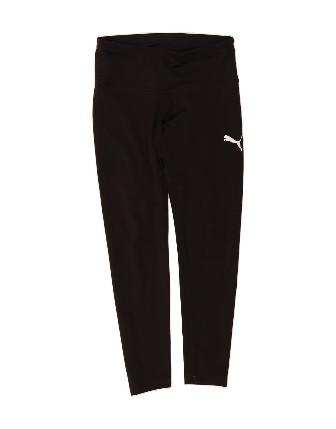 PUMA Womens Leggings UK 12 Medium  Black Vintage Puma and Second-Hand Puma from Messina Hembry 