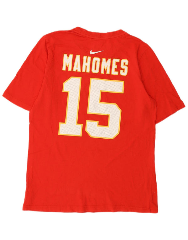 T-shirt grafica da ragazzo Nike Kansas City Chiefs 13-14 anni XL in cotone rosso