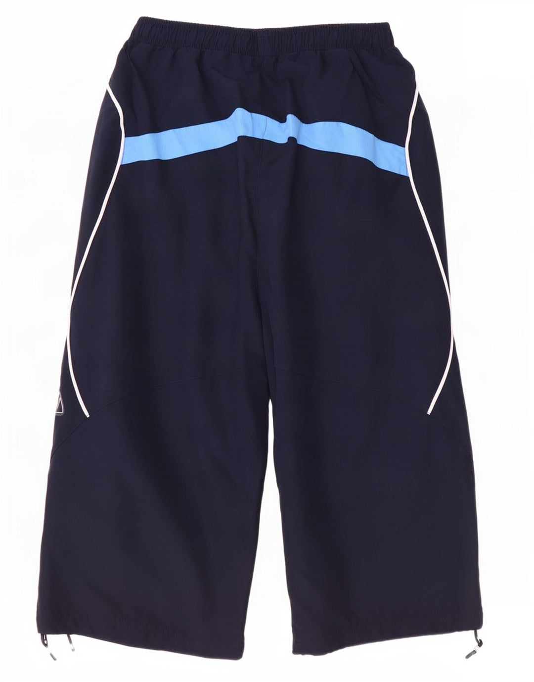 Pantaloni da tuta Reebok Capri da uomo, piccoli, in poliestere blu navy