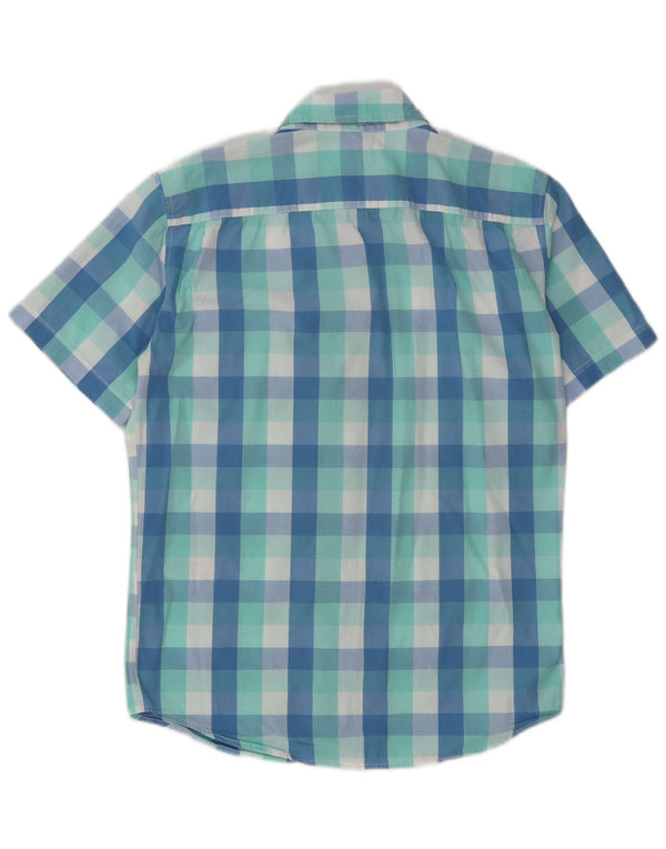 Camicia a maniche corte standard da uomo Levi's piccola in cotone a quadretti blu