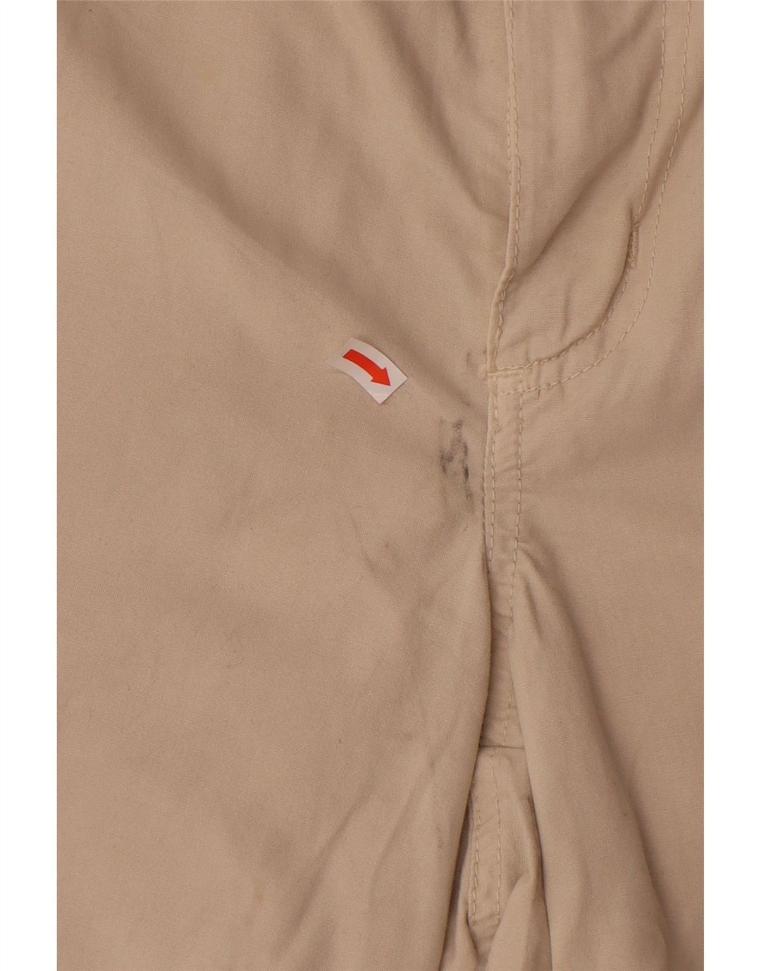 CHAMPION Mens Cargo Shorts Small W29 Beige Cotton