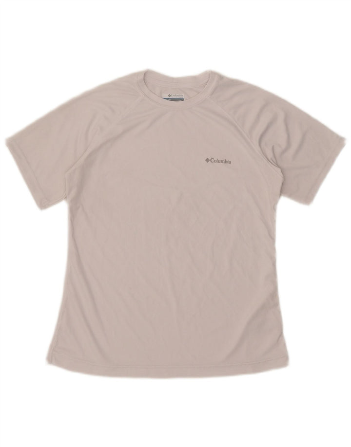 T-shirt da uomo Columbia Top piccola bianca in poliestere