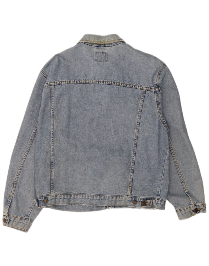 Giacca in denim da uomo Lee UK 42 XL cotone blu