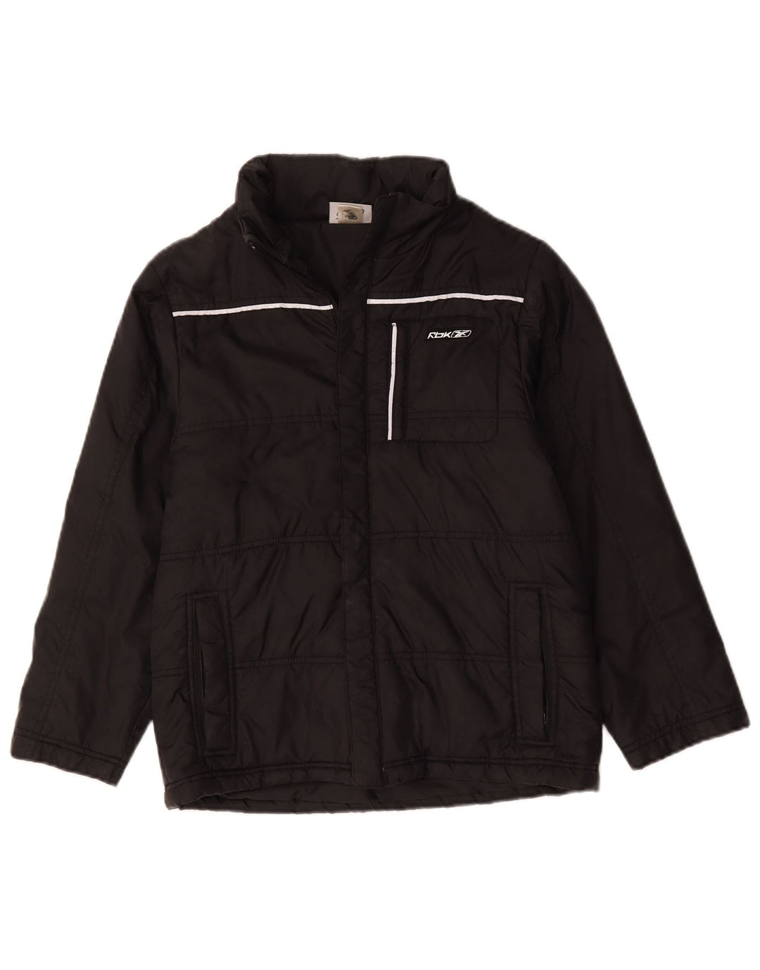 Giacca imbottita Reebok da bambino 13-14 anni in poliestere nero