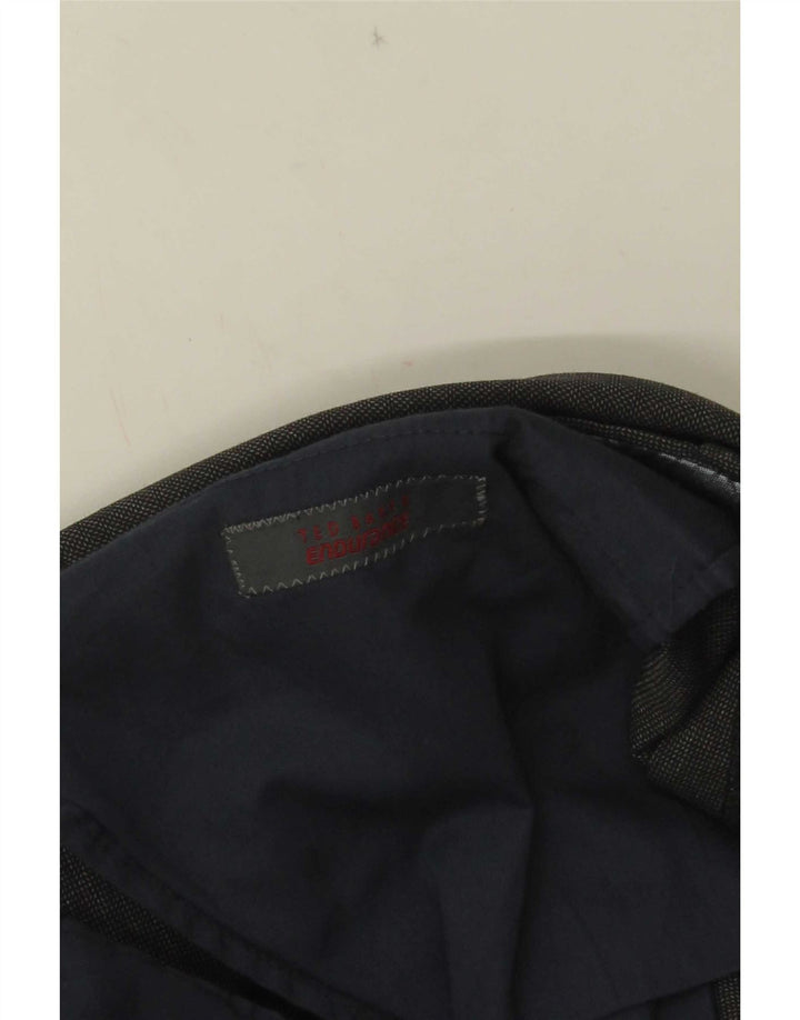 Pantaloni da abito dritti da uomo Ted Baker W34 L31 Grigi