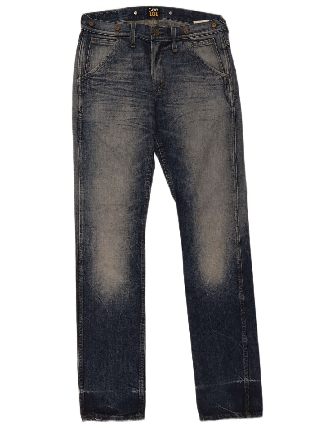 Jeans dritti Lee 101 Logger da uomo W30 L34 cotone blu