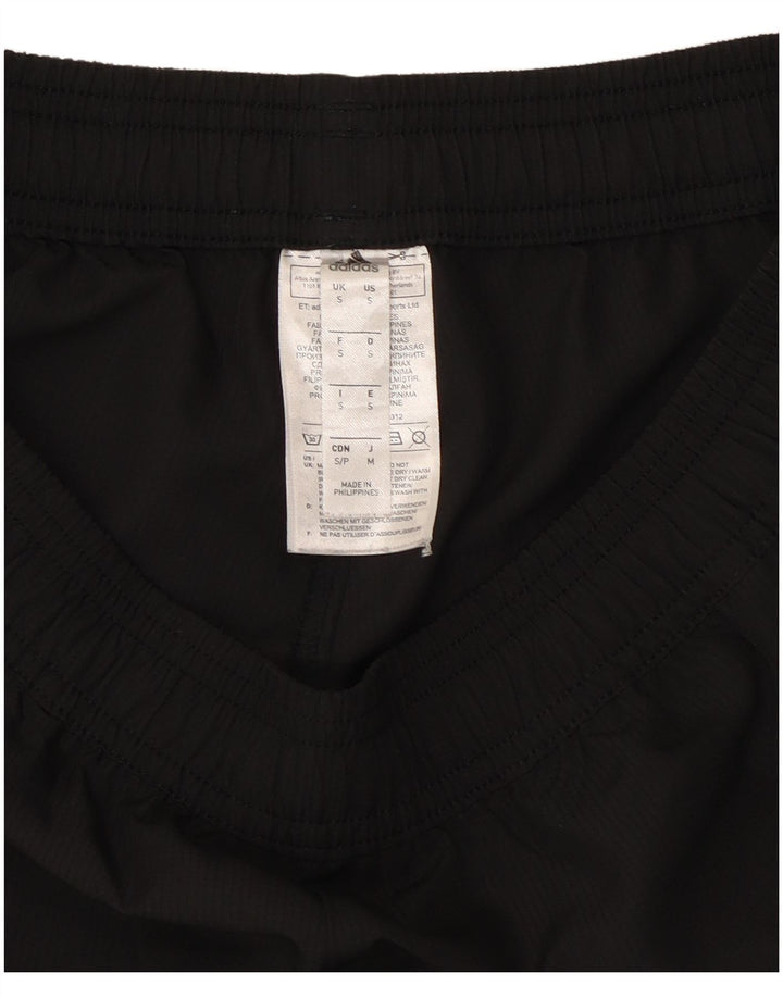 Pantaloncini sportivi Adidas Climacool da uomo piccoli in poliestere nero