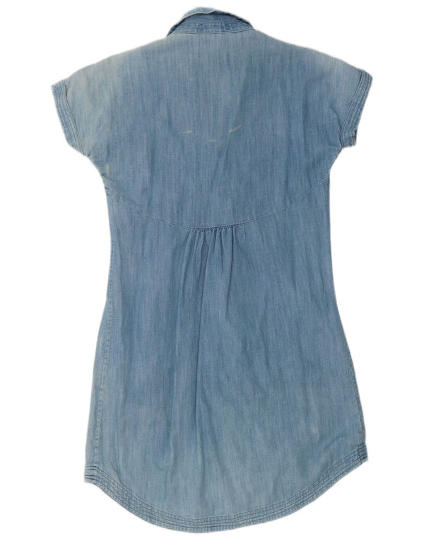 Abito in denim da donna Fat Face UK 12 Cotone blu medio