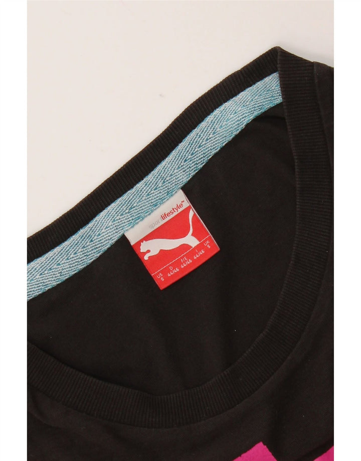 T-shirt grafica da uomo Puma Top Small Nera
