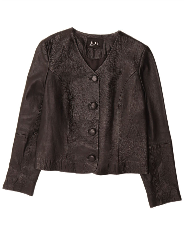 Giacca in pelle da donna Joy EU 40 pelle nera media