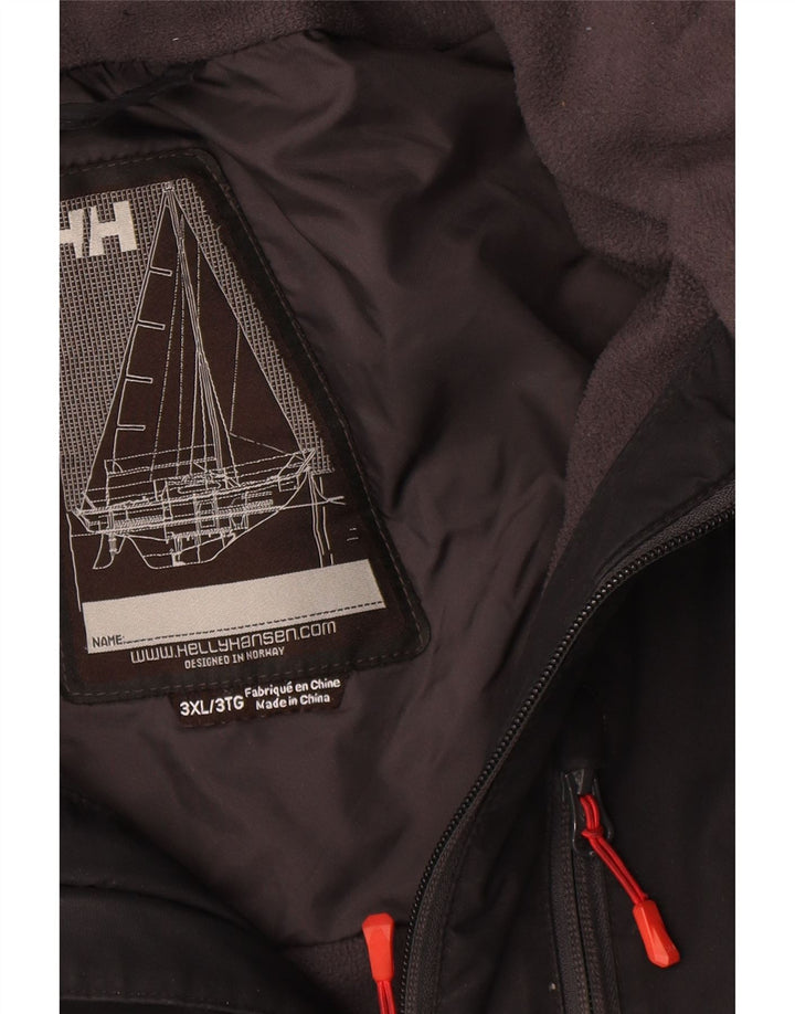 Giacca a vento grafica da uomo Helly Hansen UK 46 3XL poliestere nero