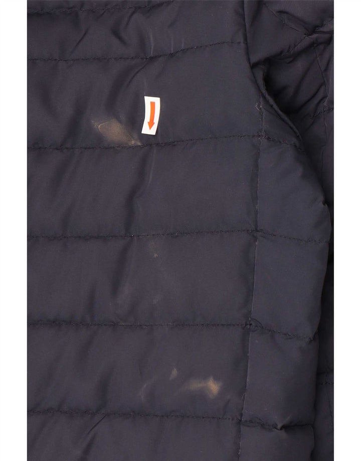 Giacca imbottita con cappuccio da uomo Tommy Hilfiger UK 36 Small Poliestere blu navy