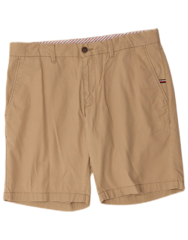 Pantaloncini chino da uomo Tommy Hilfiger W34 Large in cotone beige