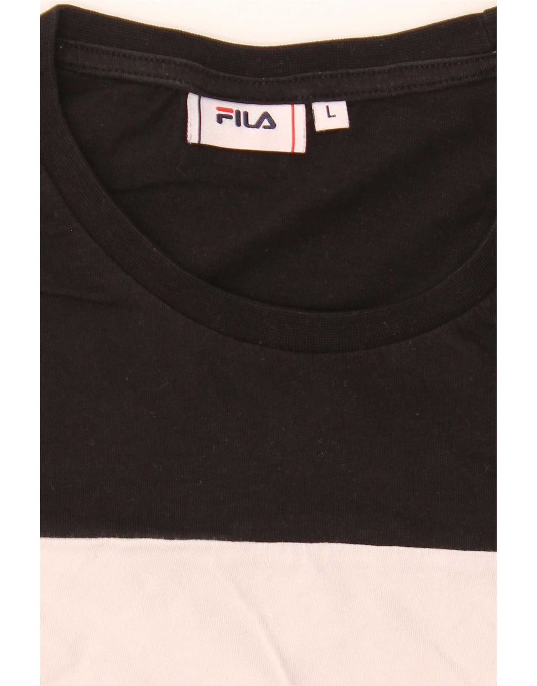 Fila T-shirt grafica da uomo Top Large multicolore Colourblock
