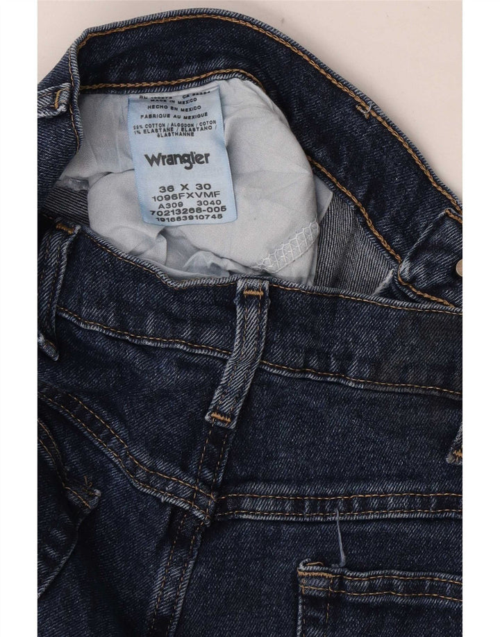 Jeans dritti da uomo Wrangler W36 L30 cotone blu