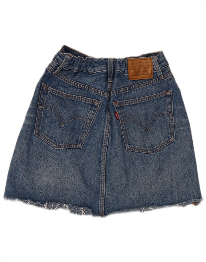 Mini gonna di jeans da donna LEVI'S W28 Blu medio
