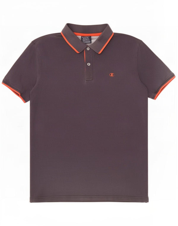 Polo da uomo Champion media blu navy