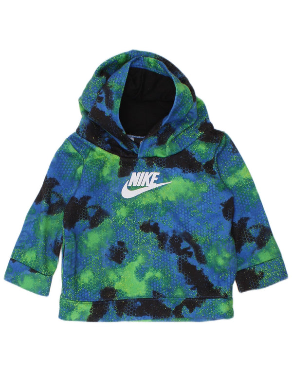 Felpa con cappuccio grafica Nike da bambino, 12-18 mesi, multicolore, tie-dye