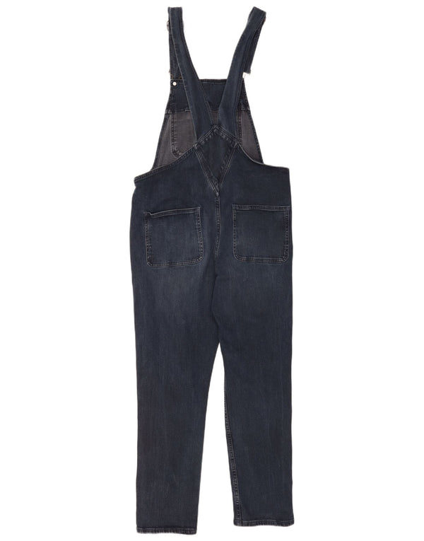 Fat Face Salopette da donna Slim Jeans UK 10 Small W32 L27 Cotone blu navy