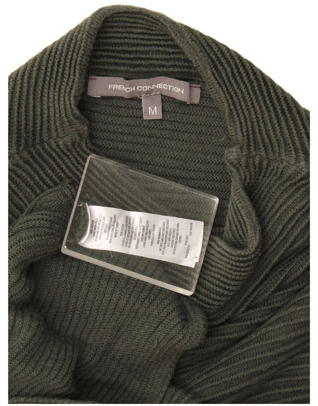 Abito maglione a maniche lunghe da donna French Connection UK 14 Medio Cachi