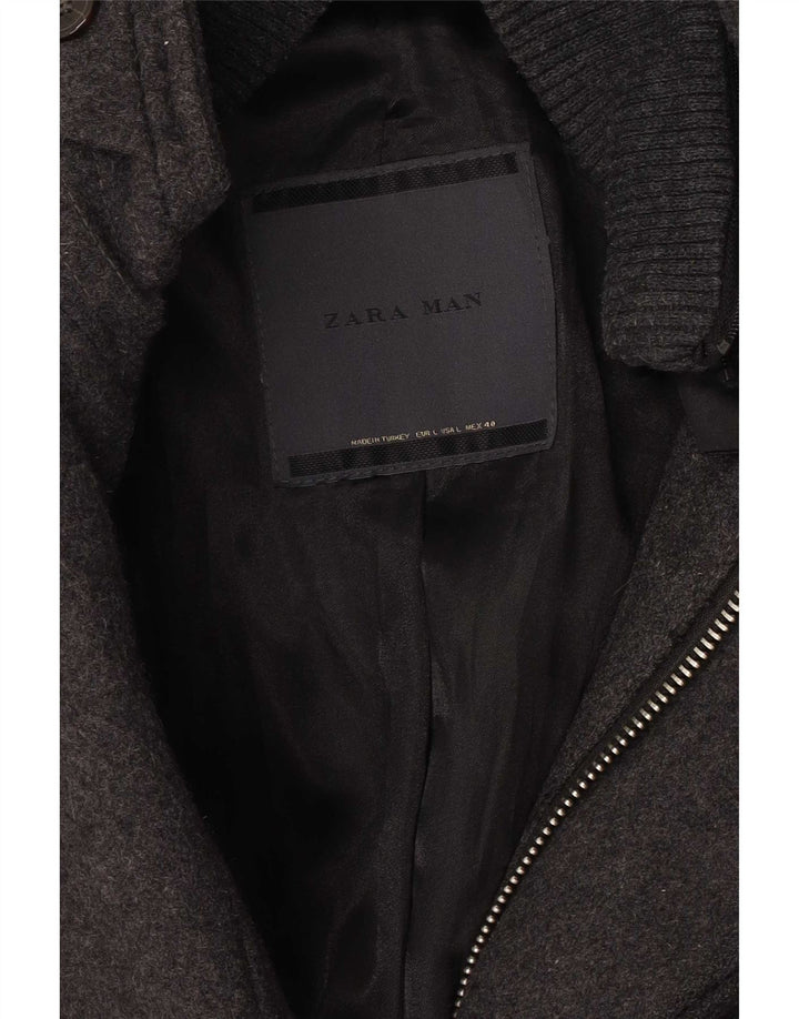 Cappotto Zara da uomo UK 40 grande grigio