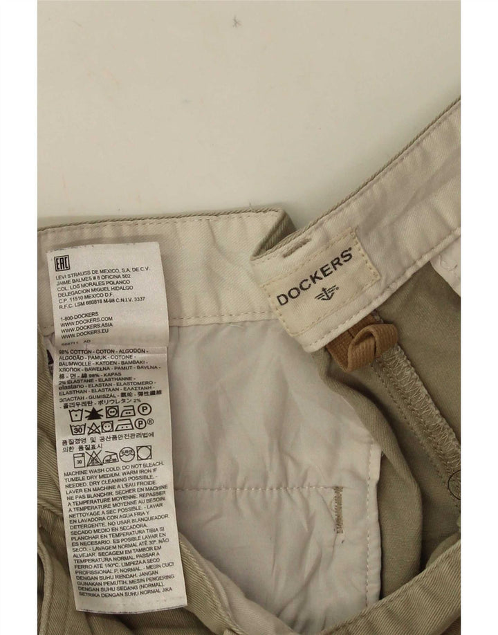 Pantaloncini cargo da uomo Dockers W34 Large in cotone kaki