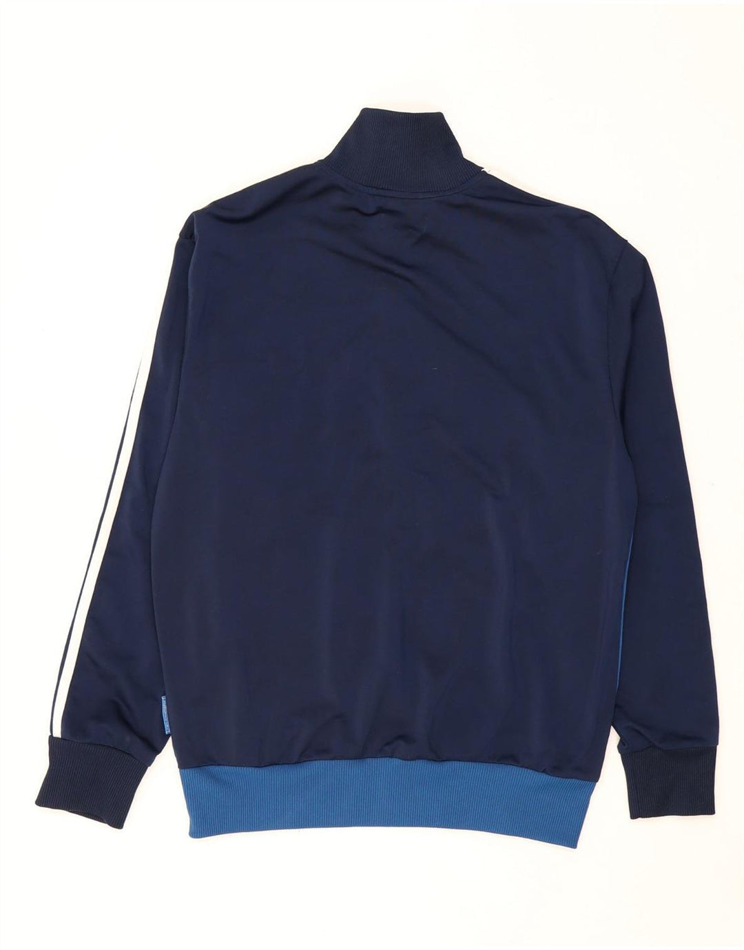Giacca da tuta da uomo ADIDAS, poliestere color block medio blu navy