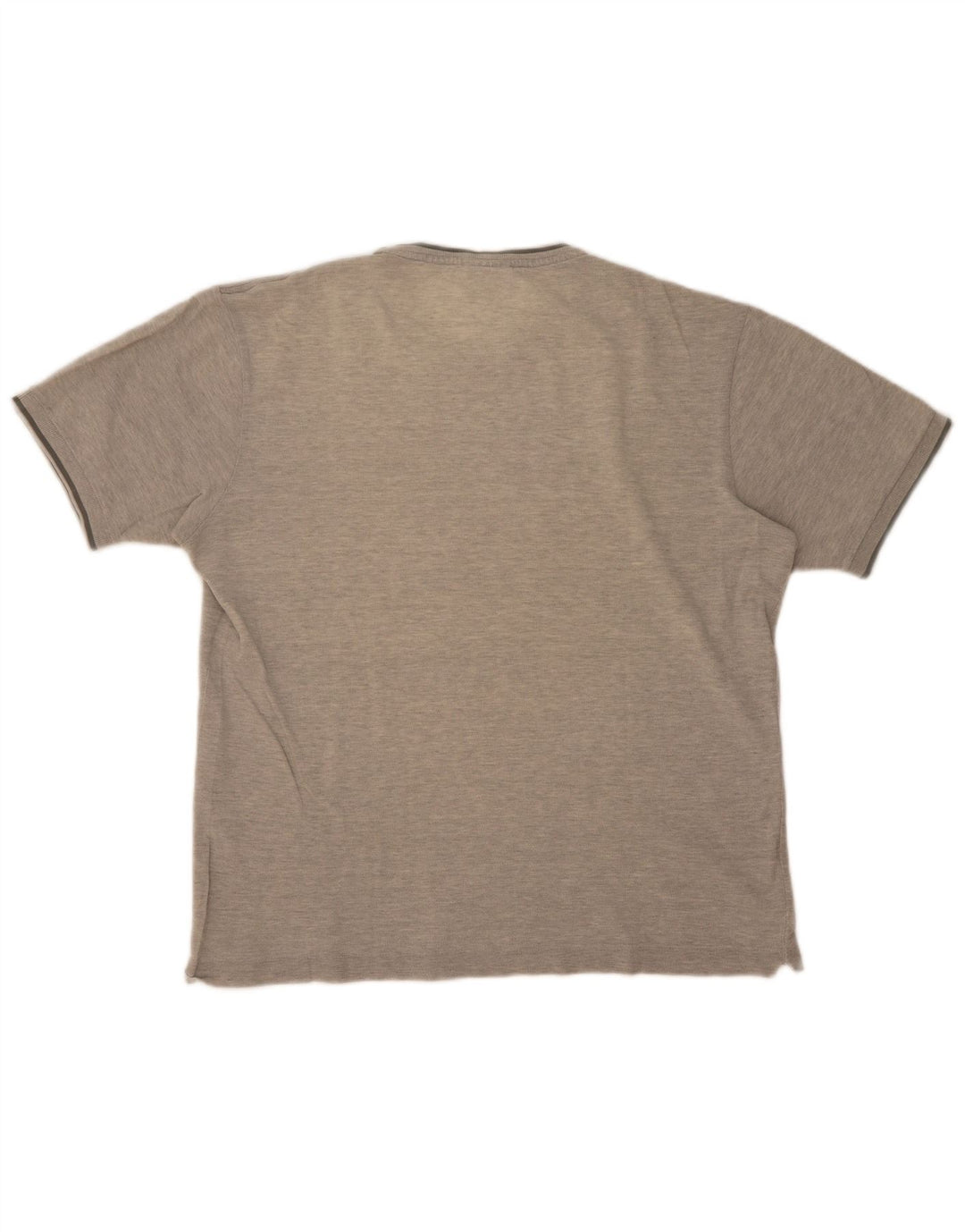 T-shirt da uomo Lacoste taglia 5 grande in cotone chiazzato grigio
