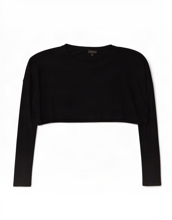 Maglione Bolero da donna Topshop UK 10 piccolo acrilico blu navy