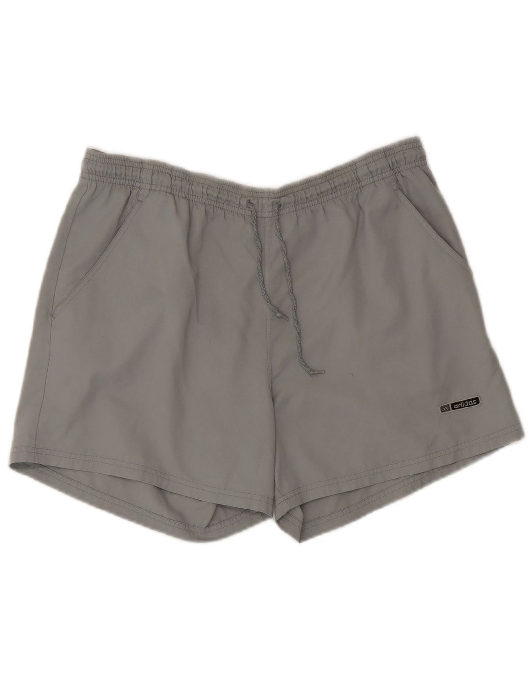 ADIDAS Mens Sport Shorts Large Grey Polyester Sports