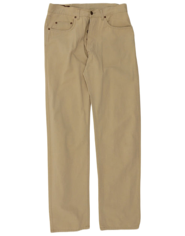 Pantaloni casual dritti da uomo Marlboro Classics W31 L34 Cotone beige