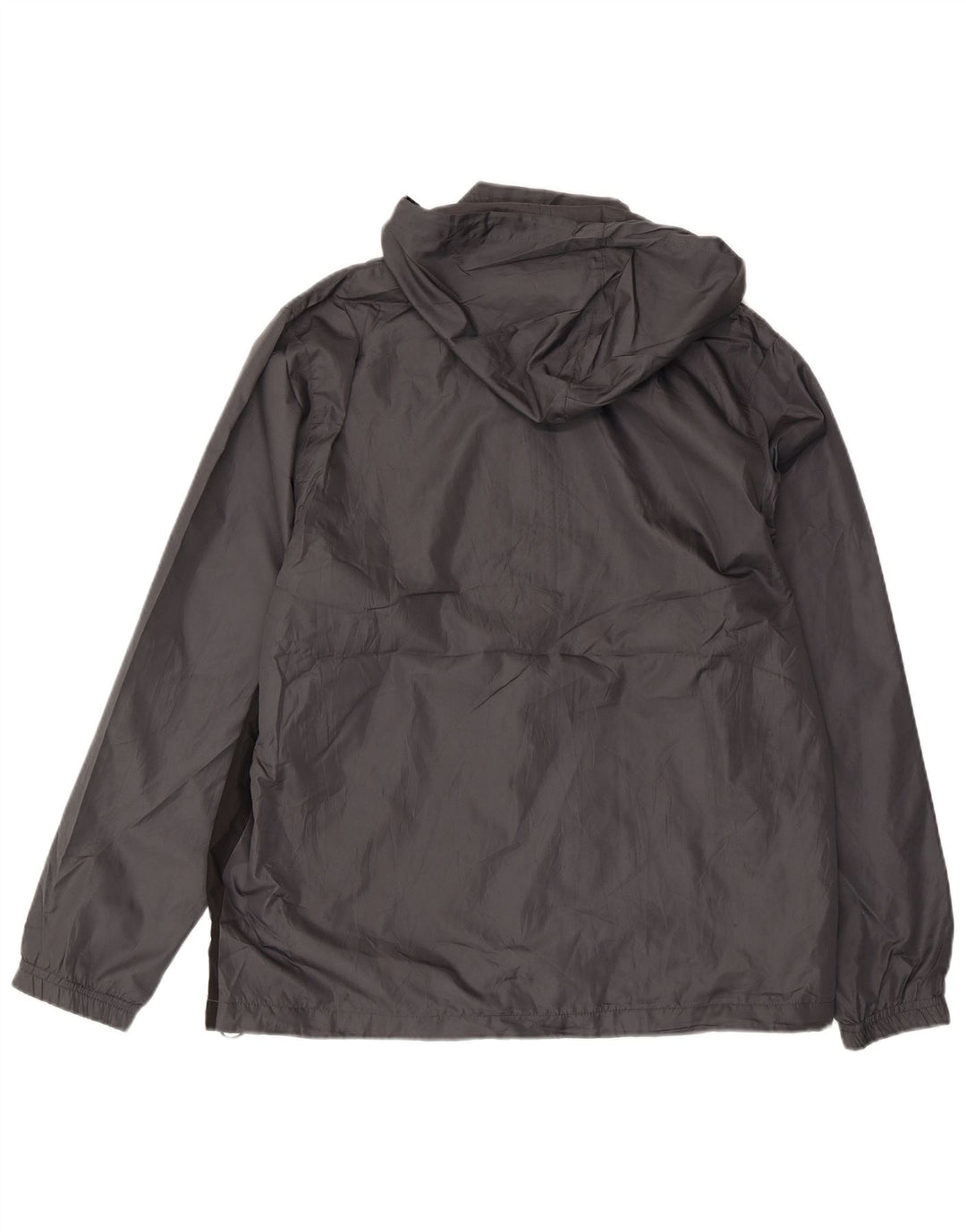 REEBOK Giacca antipioggia da uomo con cappuccio UK 38 Poliestere color block grigio medio