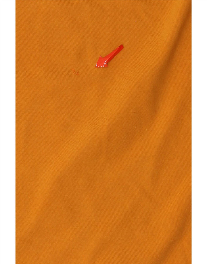 T-shirt grafica da uomo Ellesse Top piccola in cotone giallo