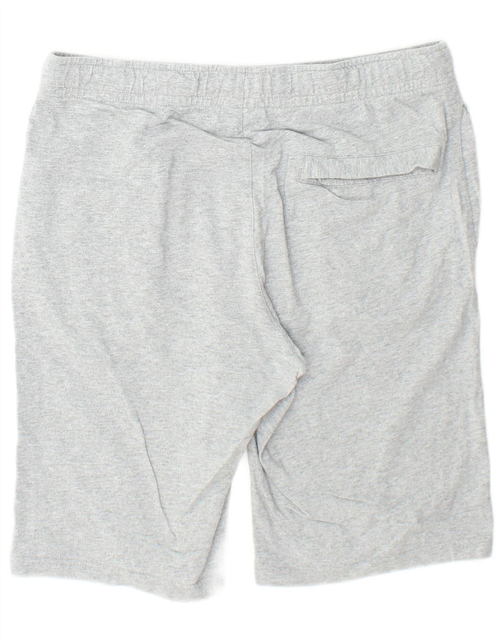 Pantaloncini sportivi Nike da uomo in cotone grigio medio