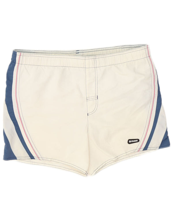 Colmar Mens Swimming Shorts EU 46 Small  White Colourblock