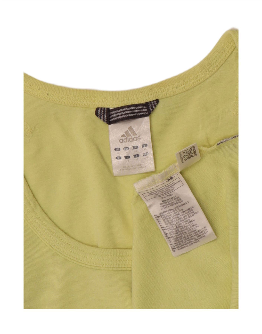 Canotta da donna ADIDAS UK 14 cotone verde medio