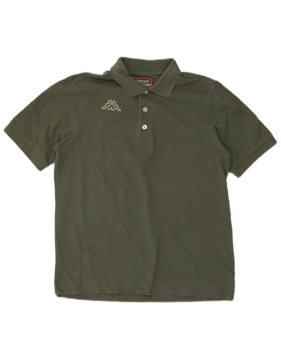Polo Kappa Uomo Small Verde Cotone