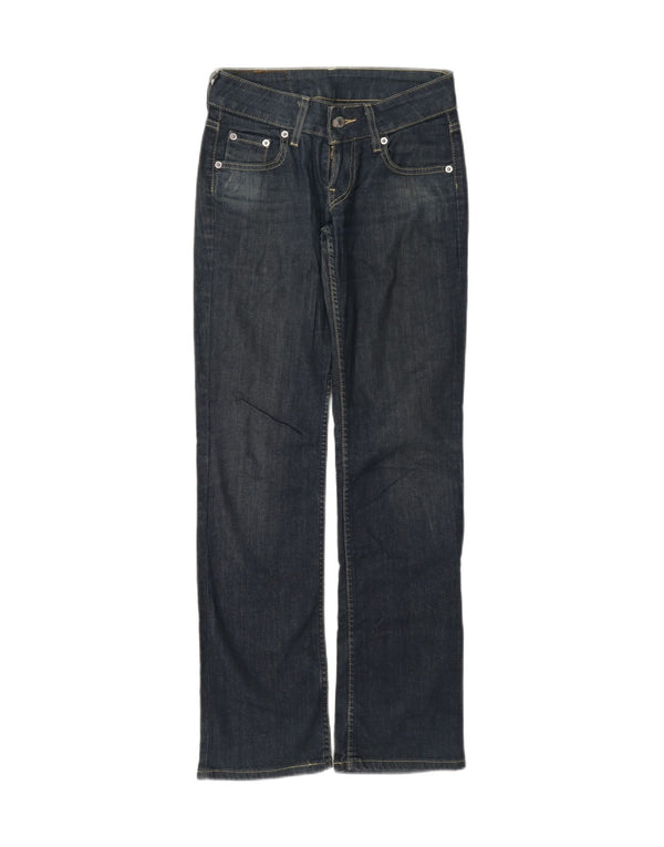 Jeans dritti da donna Levi's W26 L32 cotone blu navy