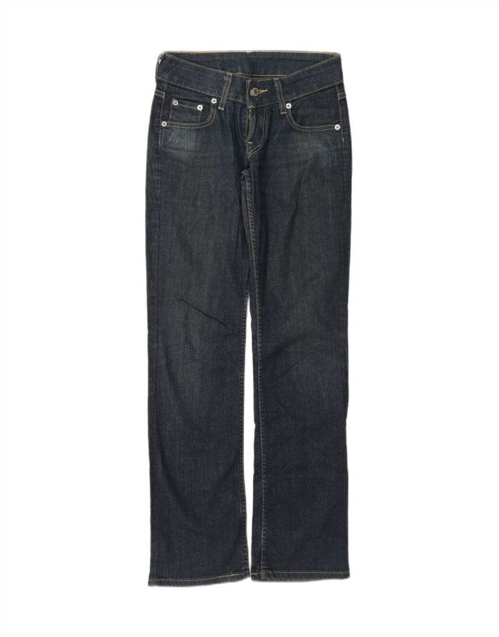 Jeans dritti da donna Levi's W26 L32 cotone blu navy