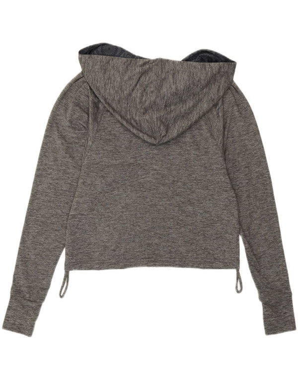 Maglione con cappuccio e zip oversize da donna Champion UK 6 XS Grigio chiazzato
