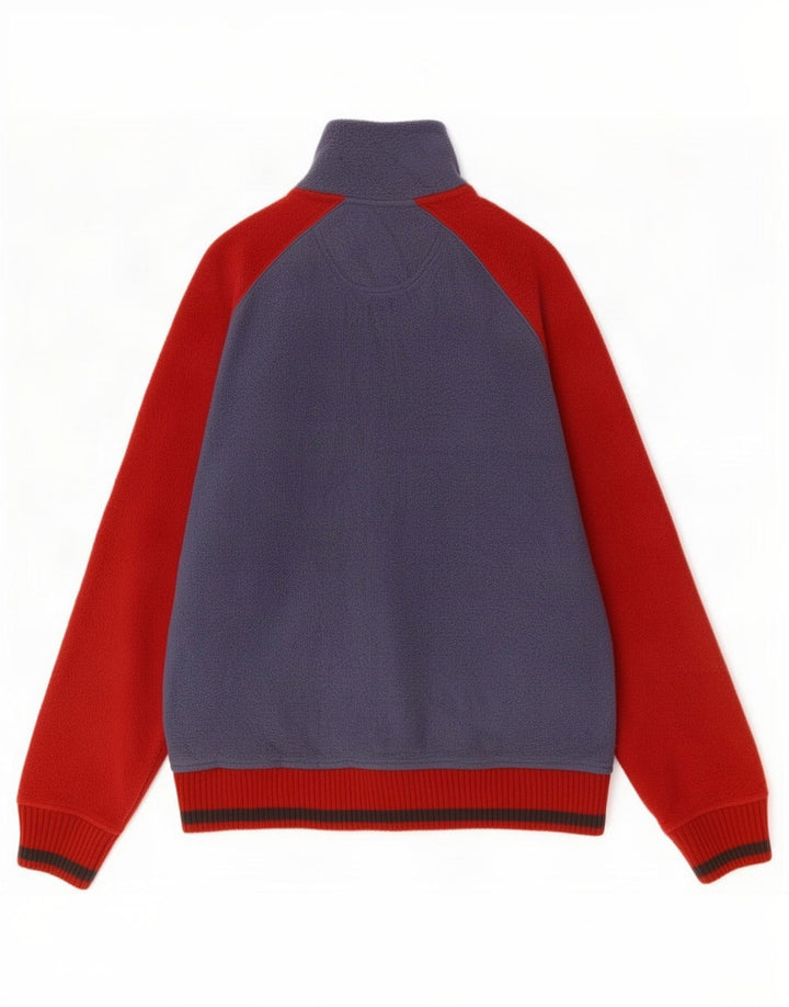 Giacca in pile da uomo Marks & Spencer UK 36 Small Blu Colourblock Poliestere