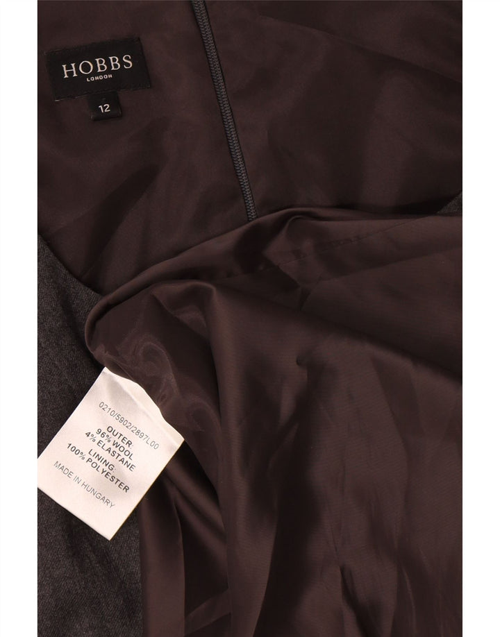 Abito tubino da donna Hobbs UK 12 lana grigio medio