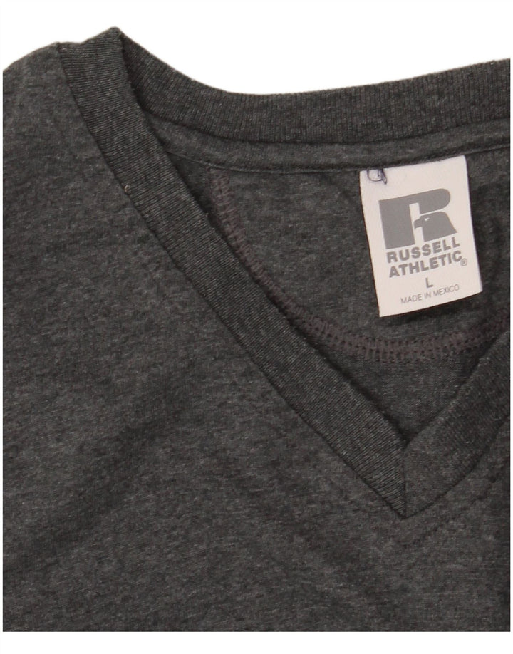 Canotta da donna RUSSELL ATHLETIC UK 16 grande cotone grigio