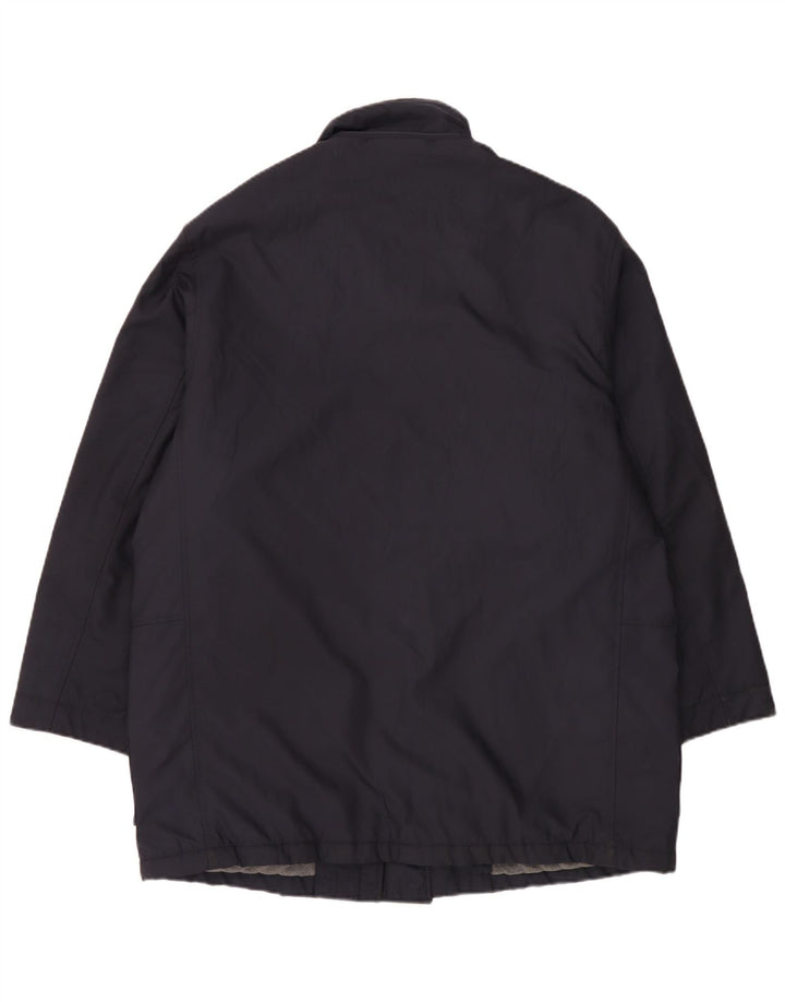 Cappotto giacca a vento da uomo Bond Street IT 52 XL poliestere blu navy