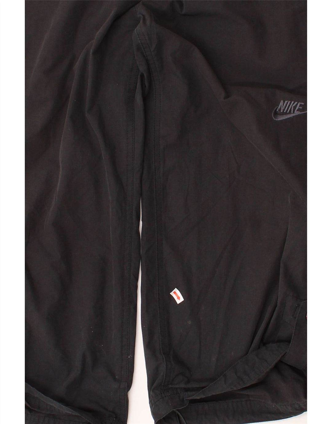 NIKE Womens Straight Capri Trousers US 10 Large W34 L21 Black Polyester Vintage Nike and Second-Hand Nike from Messina Hembry 