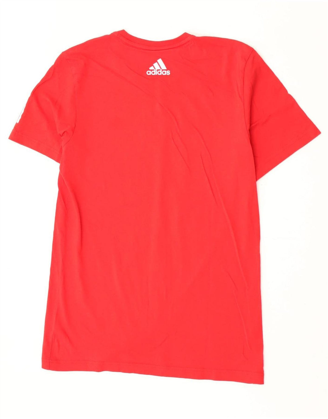 T-shirt da uomo Adidas Top in cotone rosso medio