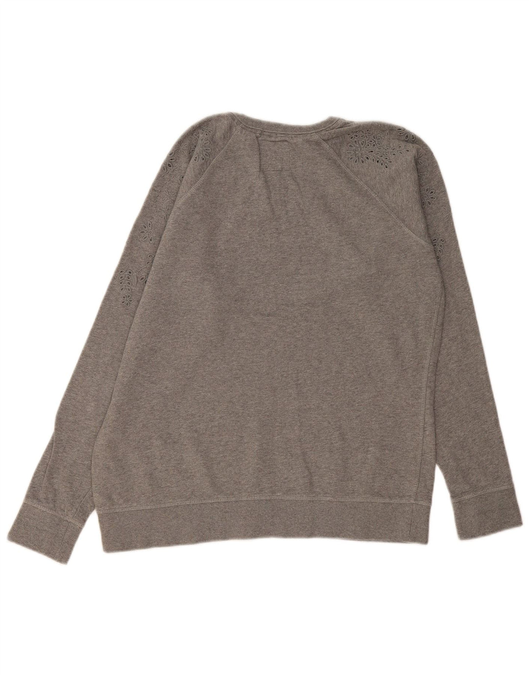 Felpa da donna Superdry Maglione UK 14 Cotone grigio medio