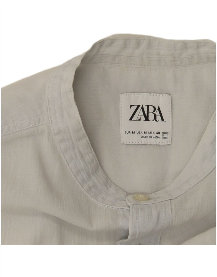 Camicia Zara Uomo Blu Medio