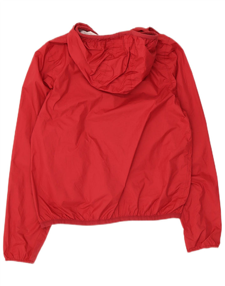 Giacca antipioggia da uomo con cappuccio K-Way UK 10 Small Rosso Poliammide